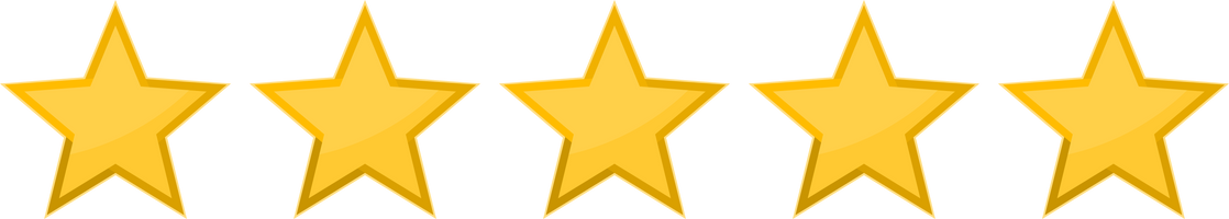 Five Stars Rating Icon